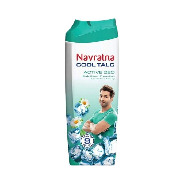 Navratna Cool Talk Active Deo Powder - 18g