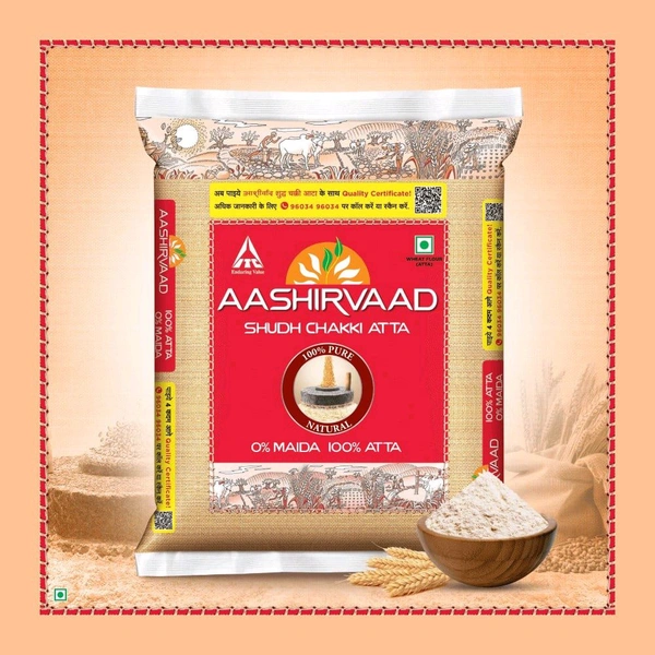 Aashirvaad Shudh Chakki Atta (100% Atta, 0% Maida) (5 kg) - 5kg