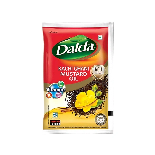 Dalda Kachi Ghani Mustard Oil - 1L