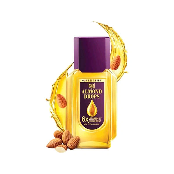  Bajaj Almond Drops Non-Sticky Hair Oil  - 90ml