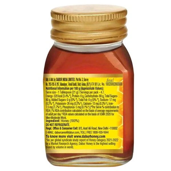 Dabar Dabur Honey - 100% Pure, World's No.1 Honey Brand (No Sugar Adulteration), Sahad Sahd - 50g