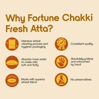 Fortune Chakki Fresh (100% Atta, 0% Maida) Atta - 5kg