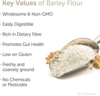 Jau AttaBarley Flour, Barley Atta, जौ आटा  - 500gm