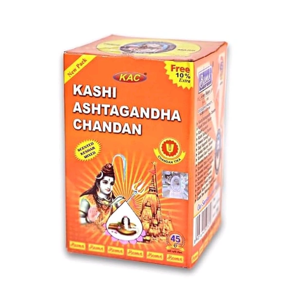Kashi Bhawani Serving Religion Kashi Ashtagandha pure Chandan काशी अष्टगन्ध शुद्ध चदान टीका - सुंदर खुशबू के साथ मूल अष्टगंधा चंदन पाउडर, 100gm
- 60gm