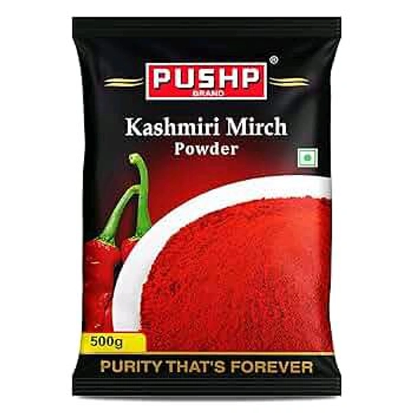 PUSHP  Pushp Brand कश्मीरी लाल मिर्च पाउडर ( पाउच पैक),Pushp Brand Kashmiri Red Chilli Powder (Pouch Pack ) - 10gm