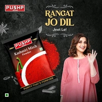 PUSHP  Pushp Brand कश्मीरी लाल मिर्च पाउडर ( पाउच पैक),Pushp Brand Kashmiri Red Chilli Powder (Pouch Pack ) - 10gm