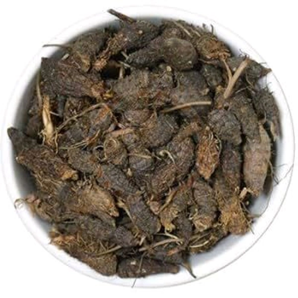 नागरमोथा जड़ें (साइपेरस रटुंडस) - नटसेज घास - अखरोट घास - नागरमोथा जेड,Organic Cyperus rotundus (Nagarmotha) Roots - Cultivator Natural - 50gm