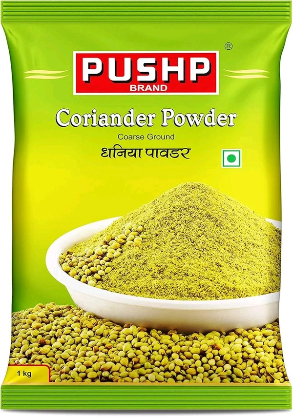PUSHP  Pushp Natural Coriander Powder (Dhaniya) | Fresh & Aromatic Spice | Pure Dhaniya Powder for Cooking | - 500gm