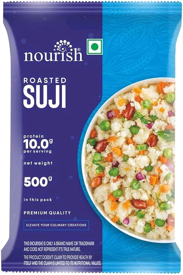 NOURISH Nourish Roasted Suji - 500gm
