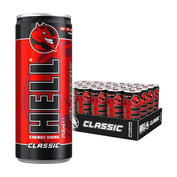  HELL ENERGY DRINK 250 ML MRP:₹60 (24N)