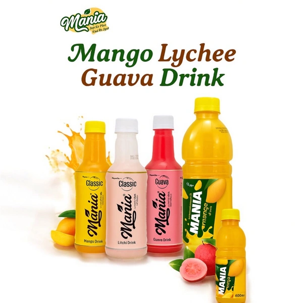 Mania Juice (Lichi, Mango, Guava) MRP:₹20 (24N)
