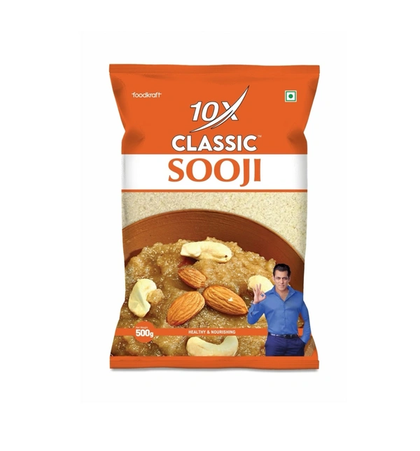 10x Classic Sooji 500g