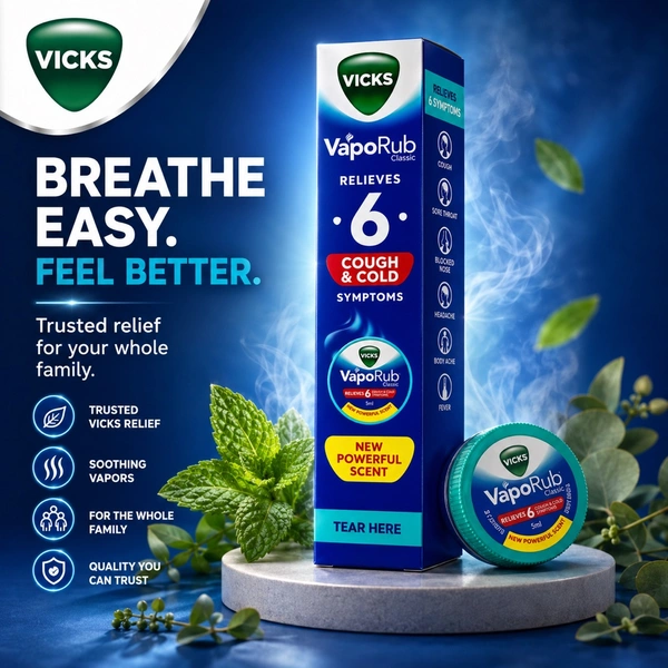 Vicks Vaporub Rs.23(14N + 1N)