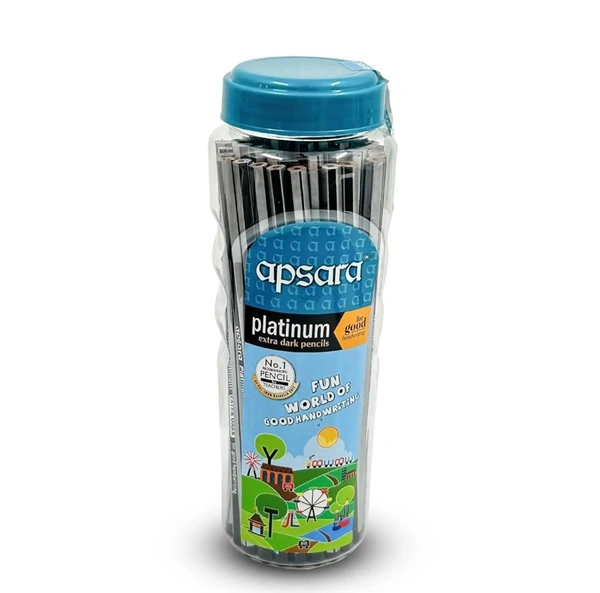 Apsara Platinum Pencil Jar (50 pcs)