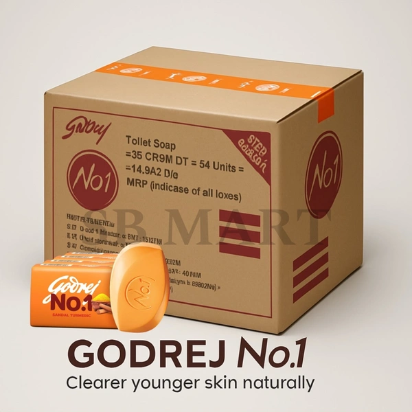 Godrej No.1 Sandal Soap {MRP:120[4N+1N]} (36N)