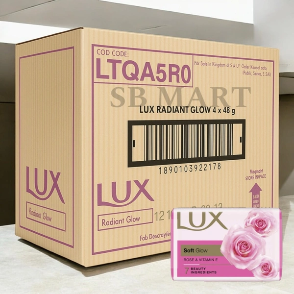 Lux Soft Glow Soap (₹10x4N) (54Unit)