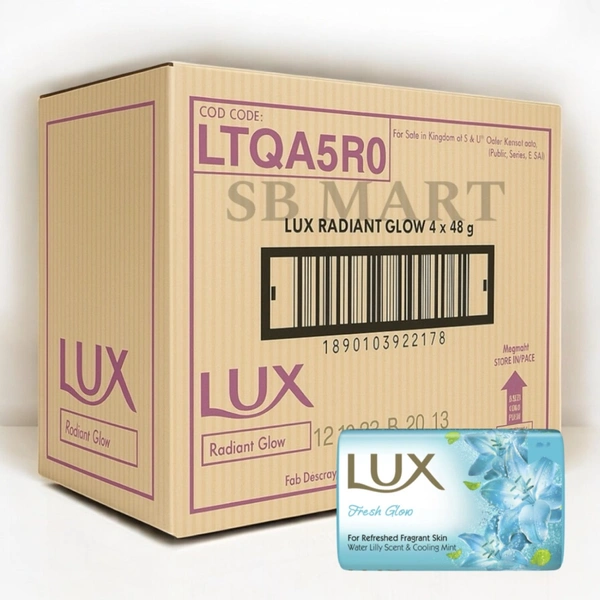 Lux Fresh Blue Soap (Rs.10x4N) ( 216 Pc)