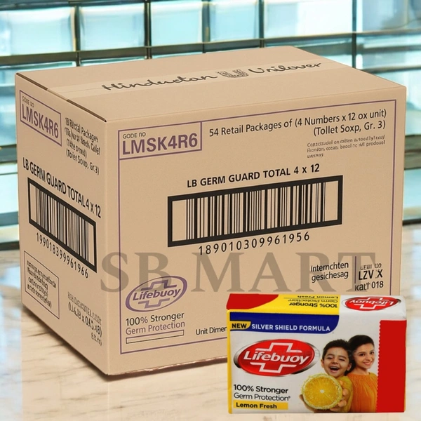 LifeBuoy Lemon Fresh Soap MRP:10. (216 Pc)