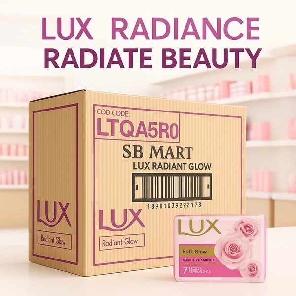 Lux Soft Glow Soap MRP:₹96/4N (36Set)