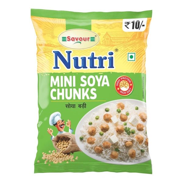 Nutri Mini Soya Badi MRP:₹10 (4Ladi)