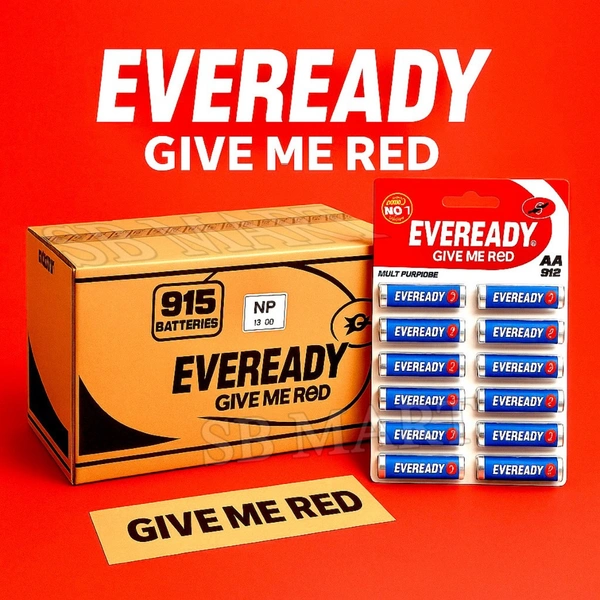 Eveready Blue 915 AA Cell Battery Case 10
N × 120 N