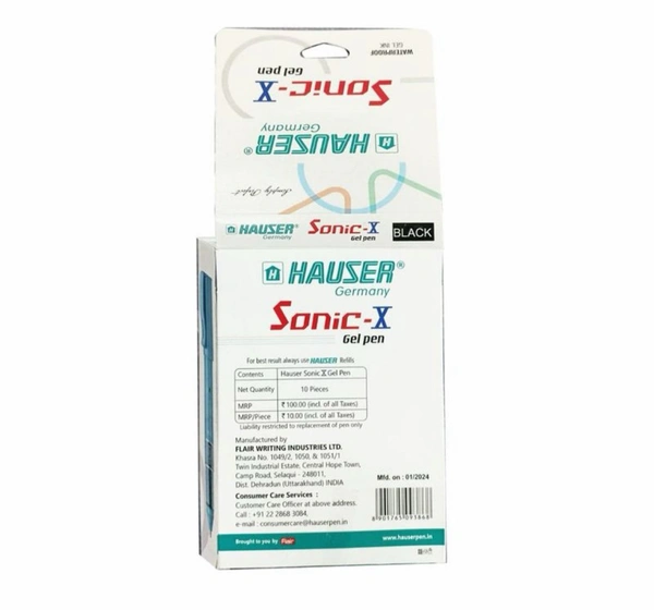 HAUSER Sonic-X Gel Pen ₹10 (10N)