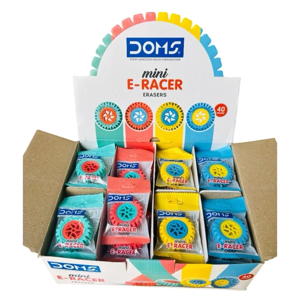 Doms Mini E-RACER ₹5/- (40Pcs)