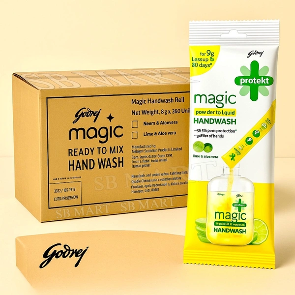 Protekt Magic Lime Handwash Refill
Pack 9 g (36Ladi) 360pcs