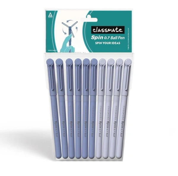 Classmate Spin Ball Pen Blue 10N