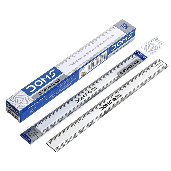 Doms Q 30cm SCALE ₹12/- (10N)