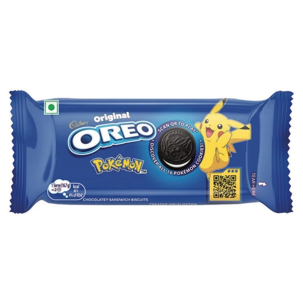 Cadbury Oreo Vanilla Crème Biscuit 41.75g ₹10 (120Pc)