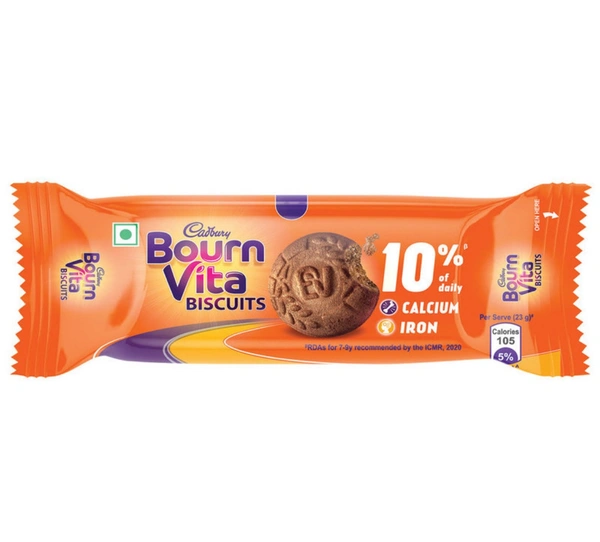 Cadbury Bournvita Pro Health Vitamins
Chocolate Biscuits 37.2g ₹10 (10N)