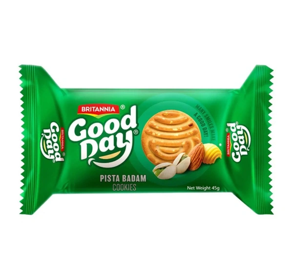 Britannia Good Day Cookies Nut 45g (84Pc)