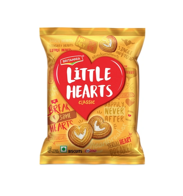 Britannia Little Hearts Cookies 26g ₹10 (10N) 