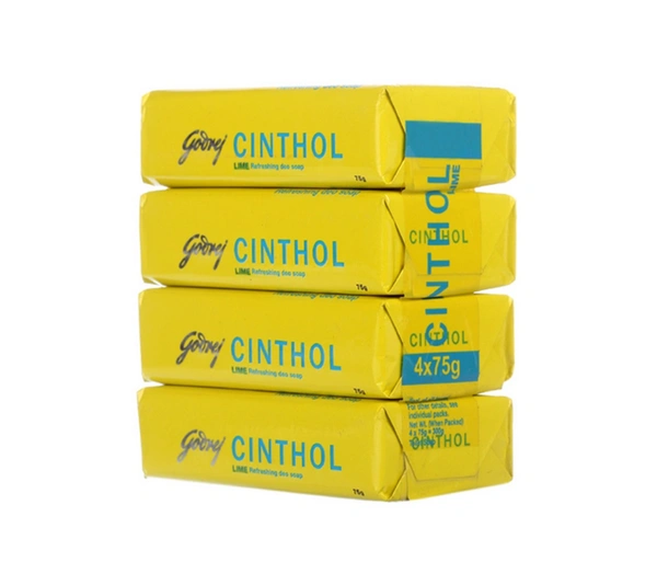 Cinthol Lime Soap 4 N (75 g Each) 