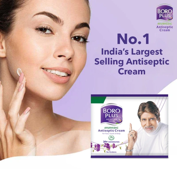 BoroPlus Ayurvedic Antiseptic Cream 48 N
(7 ml Each)