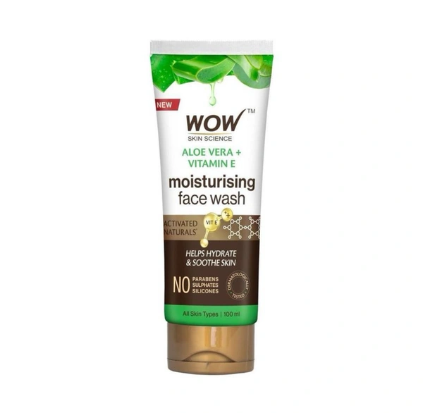 Wow Skin Science Aloevera And Vitamin E
Face Wash 100 ml