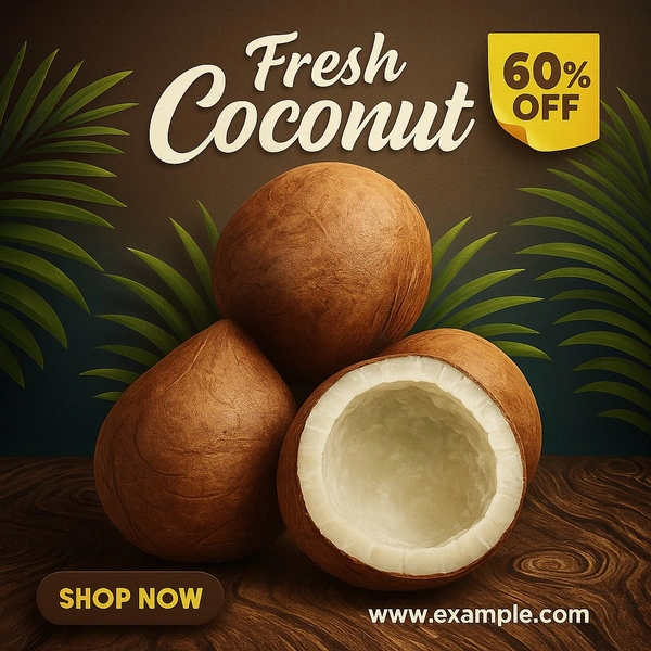 Fresh Coconut  1kg