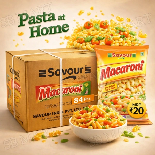 Savour Macaroni MRP:₹20/- - 84pcs