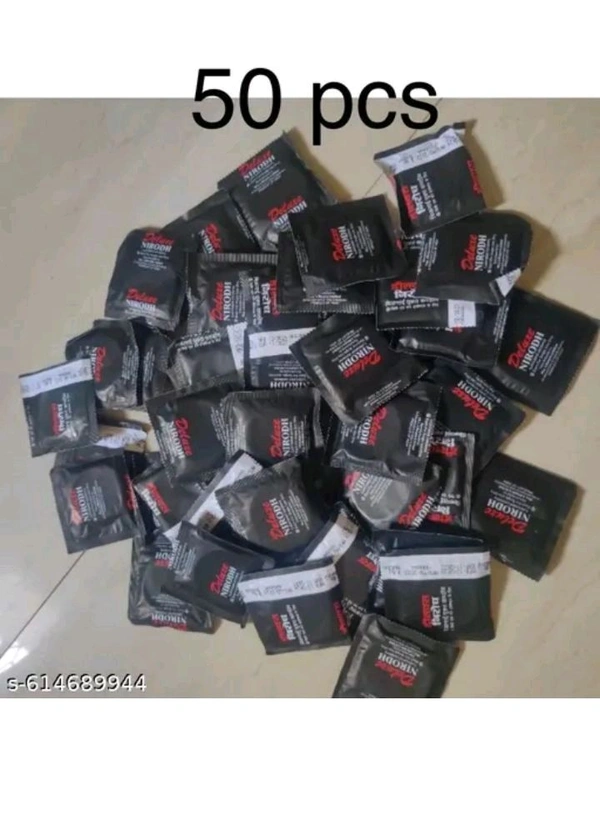 DELUXE Nirodh 50 pcs Secret Delivery Condoms For Men.
Name: DELUXE Nirodh 50 pcs Secret Delivery Condoms For Men.
Product Name: DELUXE Nirodh 50 pcs Secret Delivery Condoms For Men.
Brand Name: WAYNE
Brand: WAYNE
Net Quantity (N): 50
Flavour: No Flavour
Gender: Male
Single Use Deluxe Nirodh Condoms, - White, 6-9