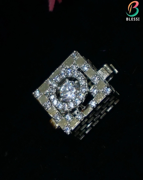 BLESSI Creative Button Cover White For All Type Of Dressing - BL-003 - White, Two Tone Plating