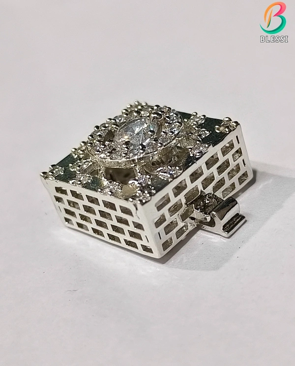 BLESSI Creative Button Cover White For All Type Of Dressing - BL-003 - White, Two Tone Plating