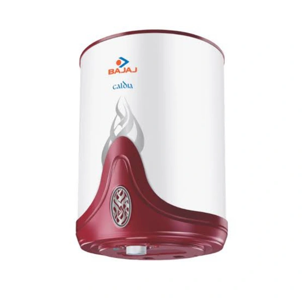 Bajaj Caldia Storage 25 Litre Vertical Water Heater (White) - White and red, 25 LTR.