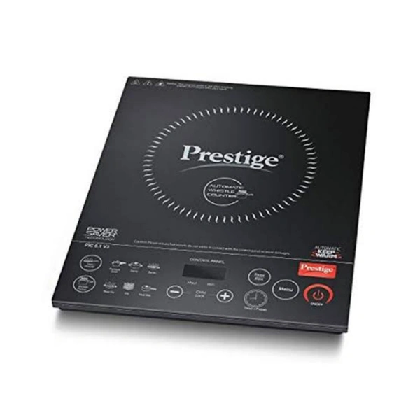 Prestige PIC 6.1 V3 Touch Panel Induction Cooktop 2200 Watts, Black