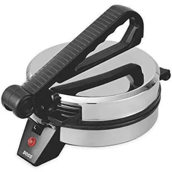 Boss Crisp Roti Maker Stainless Steel Finish, 900 watts,Silver - silver, free