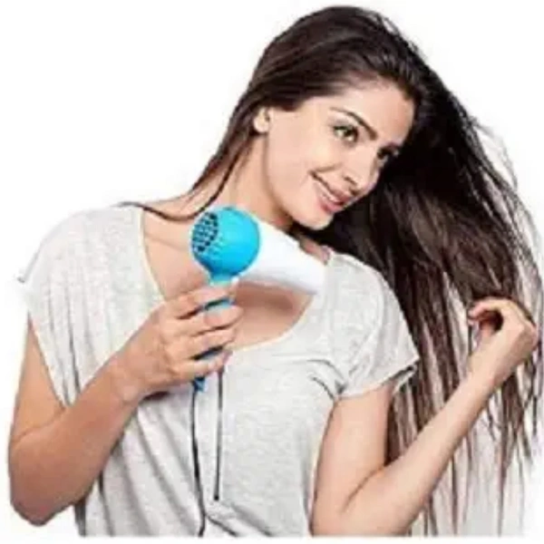 Generic  Hair Dryer - white & pink