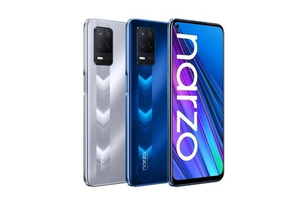 Realme  narzo 30 (Racing Sliver, 4GB RAM, 64GB Storage) - MediaTek Helio G95 processor I Full HD+ display  - Greay