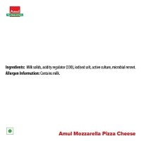 Amul Mozzarella Pizza Cheese (Frozen): 200 g - 200g