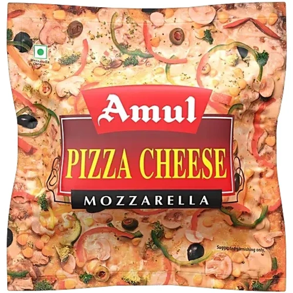 Amul Mozzarella Pizza Cheese (Frozen): 200 g - 200g