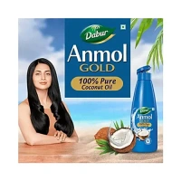 Dabur Anmol Gold Pure Coconut Oil: 550 ml - 550ml